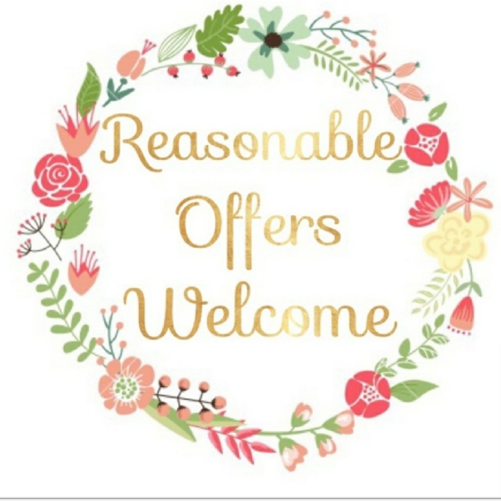 Reasonable offers welcome